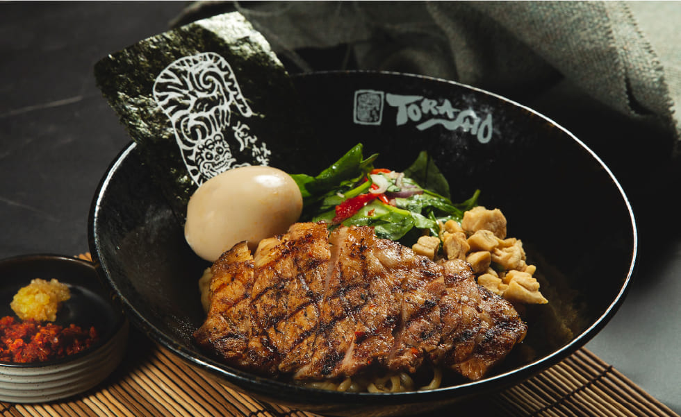 Kumamoto Pork Steak Dry Ramen
                     by Chef Sho Naganuma